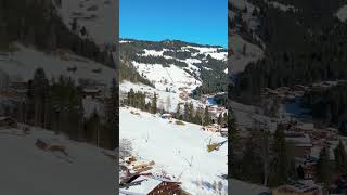 Afternoon in Alpbach Part 1 4k winter alps shorts drone [upl. by Niahs]