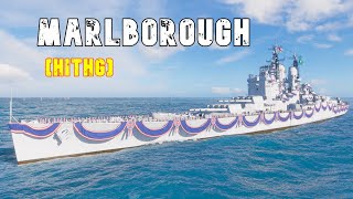 World of WarShips Marlborough  5 Kills 251K Damage [upl. by Atte332]