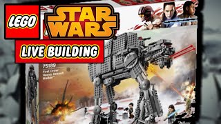 RETIRED LEGO HEAVY ASSUALT WALKER BUILDING LIVESTREAM [upl. by Ybsorc]