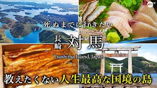 【教えたくない】対馬ひとり旅。グルメも絶景も人生最高なパワースポットの国境の離島が最高すぎた！おすすめ絶景スポット【長崎離島・旅行・観光】Tsushima Island Japan [upl. by Questa655]