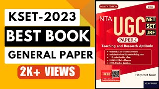 Best Book for KSET2023 General paper  KLM Classes kset2023 [upl. by Angell914]