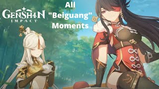 quotBeiguangquot All Beidou and Ningguang Cute amp Flirty Moments as of Genshin Impact V 24 [upl. by Nwahsram888]