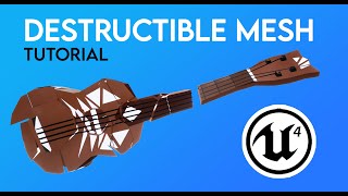 Unreal Engine 4  Creating and using Destructible Meshes Tutorial in under 35 minutes [upl. by Dnaltroc]