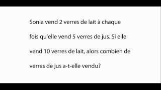 Exercice sur les proportions Mathématiques Secondaire 2  Exercices de math [upl. by Crockett670]