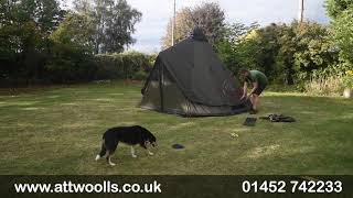 Robens Klondike PRS Tipi Tent Pitching Video [upl. by Yerfej296]