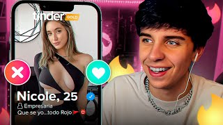 le CONSIGO CITAS a mis VIEWERS por TINDER [upl. by Leeban]