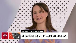 « Discrètes » un thriller noir souriant  Dabord linfo [upl. by Niki]