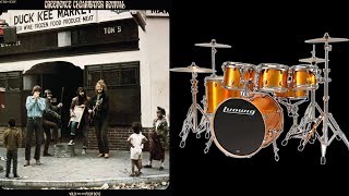 Fortunate Son  Creedence  Backing Track for Drums [upl. by Nylorak123]