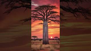 Baobab Tree🌴 Is The Tree of Life🌸baobabtree [upl. by Kcirad]