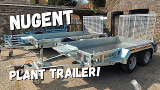 Nugent Plant Trailer Digger Dumper Trailer [upl. by Ainevul]