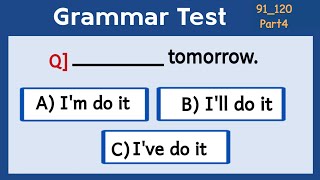 Can You Score 3030 English Grammar Quiz Challenge  Tenses Edition English Grammar part4 [upl. by Reviere]