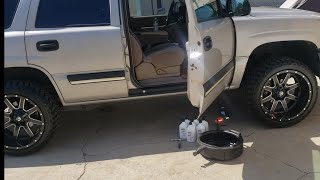 Chevy tahoe oil change [upl. by Annovahs]