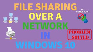 File Sharing Over A Network in Windows 10 [upl. by Lorollas146]