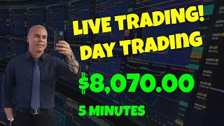 LIVE Day Trading On LightSpeed 87000 in 5min [upl. by Abagail595]