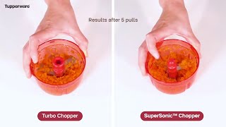 Tupperware SuperSonic™ Chopper VS Tupperware Turbo Chopper [upl. by Ariuqahs]