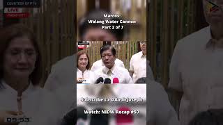 Marcos Walang Water Cannon Part 2 philippines bbm news marcos [upl. by Ho]