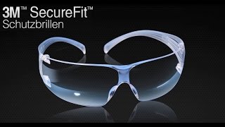 Die Revolution der Passform  3M™ Schutzbrille SecureFit™ [upl. by Alan]