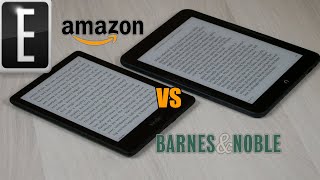 Amazon Kindle Paperwhite 5 vs Nook Glowlight 4 Plus Comparison [upl. by Marlowe]