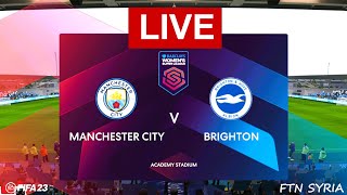 LIVE 🔴 Man City vs Brighton  Womens Super League  🎮 FIFA 2023 [upl. by Atteuqnas]