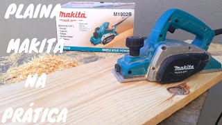 Plaina Elétrica Makita M 1902B na Prática Teste Completo Dessa Incrível Ferramenta [upl. by Enela]