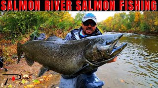 Salmon Fishing New Yorks World Famous Salmon River [upl. by Killie]