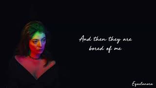 Lorde  Liability Lyrics [upl. by Arlette]