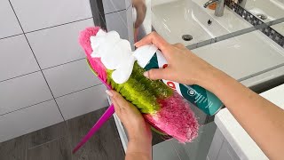 Rasierschaum auf den Besen auftragen – Geniale Anwendung für Ihre Dusche [upl. by Entirb47]