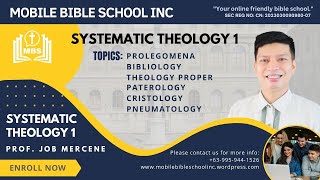 Systematic Theology 1  S32 Bibliology Part 2 Canon of the Bible [upl. by Merrow]