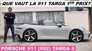 Essai Porsche 911 Targa 4 992 – Que vaut la 911 Targa 1er prix [upl. by Avril]