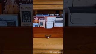 ASMR Organizing my Journaling Supplies asmr shorts journaling organization [upl. by Aynatal]