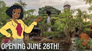 OPENING DATE REVEALED Tiana’s Bayou Adventure at Walt Disney World [upl. by Akli]