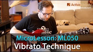 Vibrato Technique  Blues Guitar Lesson  ML050 [upl. by Bloch299]