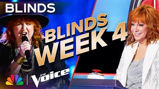 Stunning Blind Auditions from Week 4  The Voice  NBC [upl. by Aneer309]