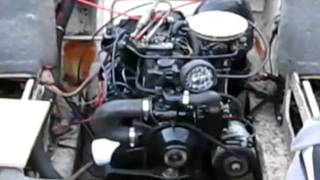 Mercruiser 30 running with vacuum gauge [upl. by Goulder]