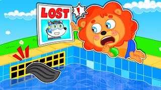 Liam Family USA  Wolf tail in the pool  Family Kids Cartoons [upl. by Fidelis]