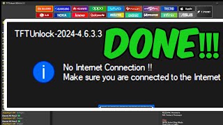 Finally Tft unlock Tool internet Problem solved install now [upl. by Cirdla389]