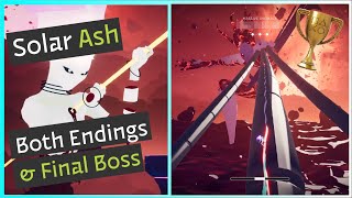 Solar Ash True Ending Good and Bad Endings  Credits no commentary [upl. by Eimmaj]