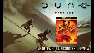 Dune Part Two  4K Ultra HD Unboxing And Review [upl. by Eanram]