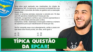 REGRA DE 3 COMPOSTA NA PRÁTICA  Questão 14  EPCAR 2022 [upl. by Ssitnerp]