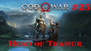 God of War 100 Walkthrough Part 25  Head of Thamur PS5 No Commentary [upl. by Inihor]