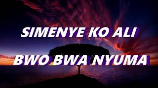 SIMENYE KO ALI BWO BWA NYUMA Lyrics  Jean Baptiste Byumvuhore [upl. by Nyladnohr]