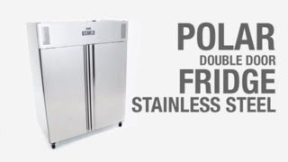 Polar Upright Double Door Fridge 1200Ltr G594 [upl. by Kucik]