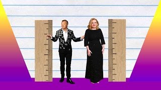 How Much Taller  Graham Norton vs Adele [upl. by Anoirb]