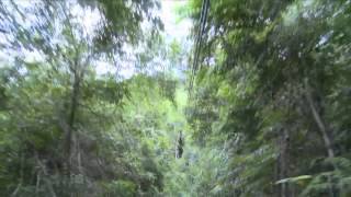 Zipline and Waterfalls on an Adventure Vacation to Jamaica [upl. by Yob]