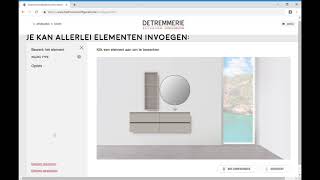 Detremmerie Bathroom Configurator tutorial NL [upl. by Niraj588]