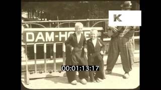 1920s Dutch Boys Dance in Clogs Dancing from 35mm [upl. by Lodovico519]