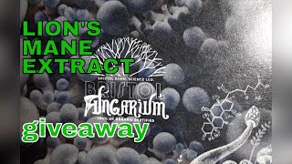 Bristol Fungarium Lions Mane Mushroom Extract GIVEAWAY [upl. by Adhamh]