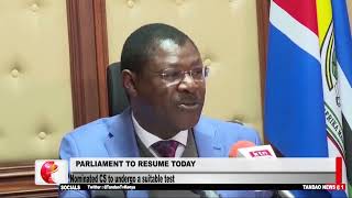 PARLIAMENT TO RESUME TODAY [upl. by Linea]