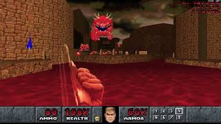 PSX Doom Master Edition Beta 4  Vivisection Inferno of Blood Barons Banquet Tomb of  12 [upl. by Kcirdef122]