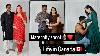 Maternity shoot🤰❤️  Life in Canada🇨🇦  Haryanvi family❤️ nikki’sworld [upl. by Annohsak]